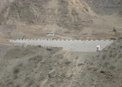 Artvin Barajı Polimer Şeritli İstinat Duvarları - Artvin Hydroelectric Plant Polymeric Reinforced Soil System Wall