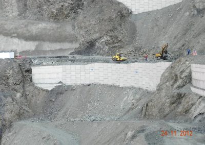 Artvin HES Barajı İstinat Duvarı – Artvin Hydroelectric Plant Retaining Walls 2