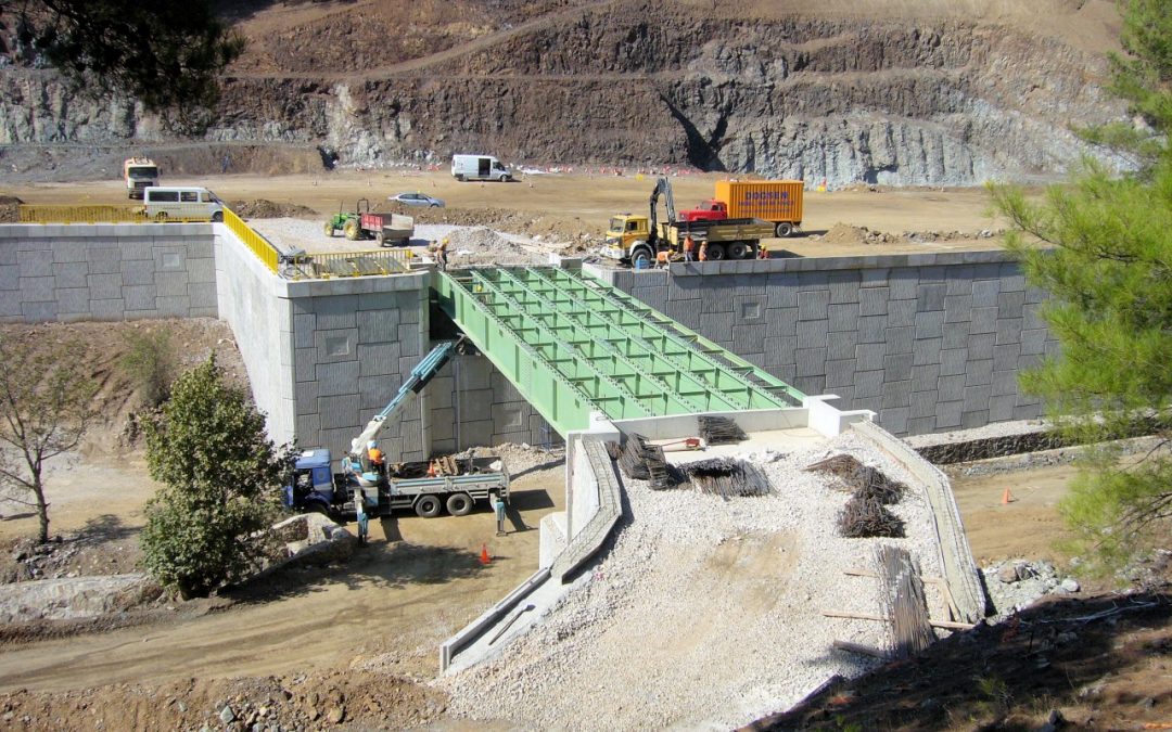 Efemçukuru Altın Madeni İstinat Duvarı