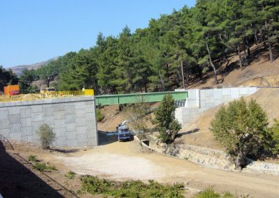 Efemçukuru Altın Madeni İstinat Duvarı - Efemçukuru Gold Mine Retaining Walls 3