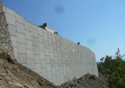 Gökova – Marmaris Yolu İstinat Duvarları – Highway Retaining Walls 6
